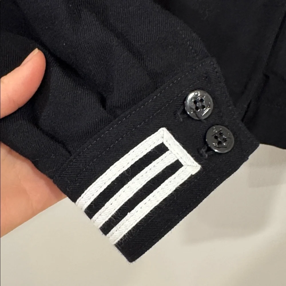 American Navy Sailor defense logistics 100% wool pullover jacket